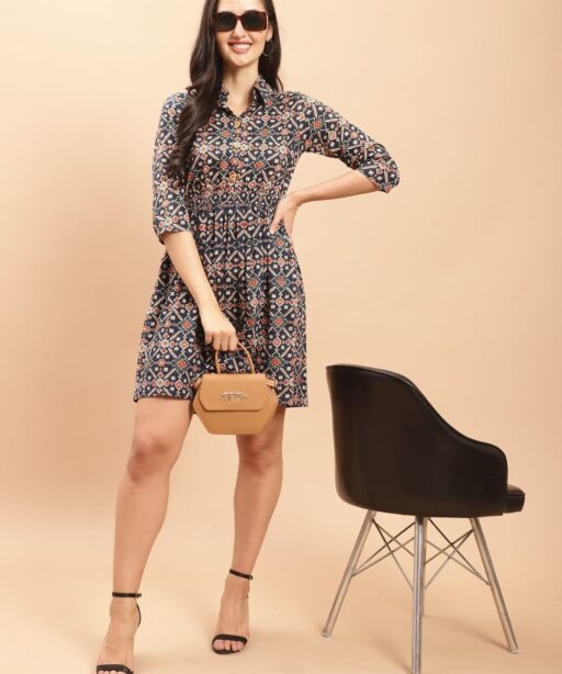 Pure Cotton Fancy Short Tops For Women