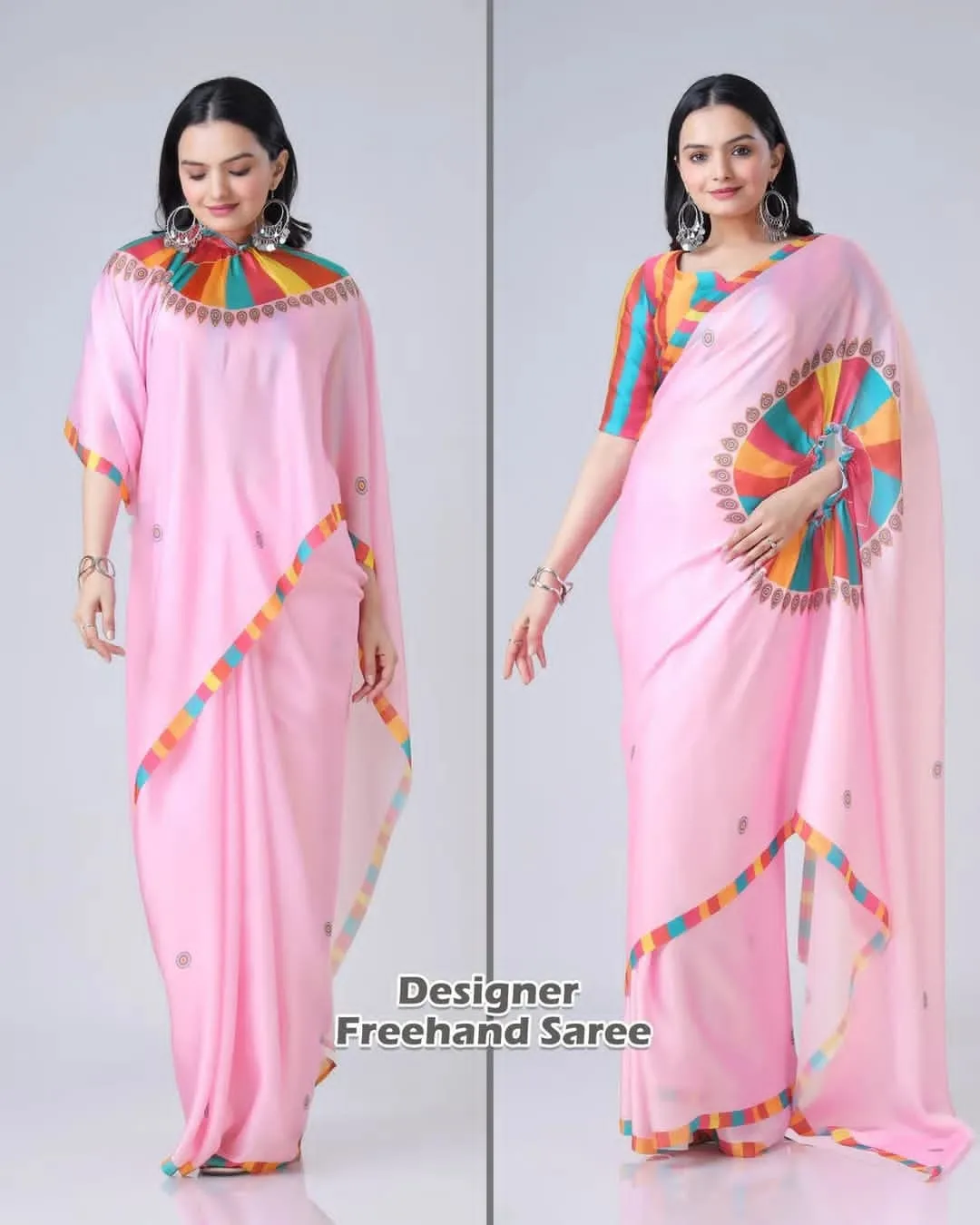 Hand Free Saree