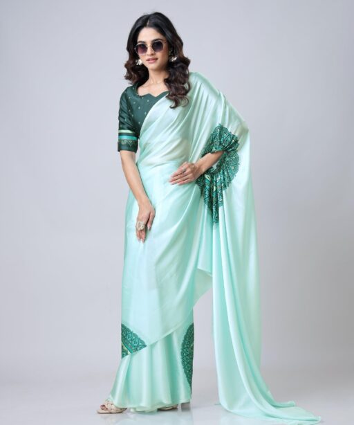 Designer Hand Free Saree For Women