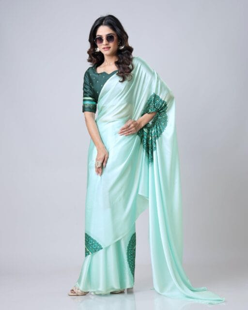 Designer Hand Free Saree For Women