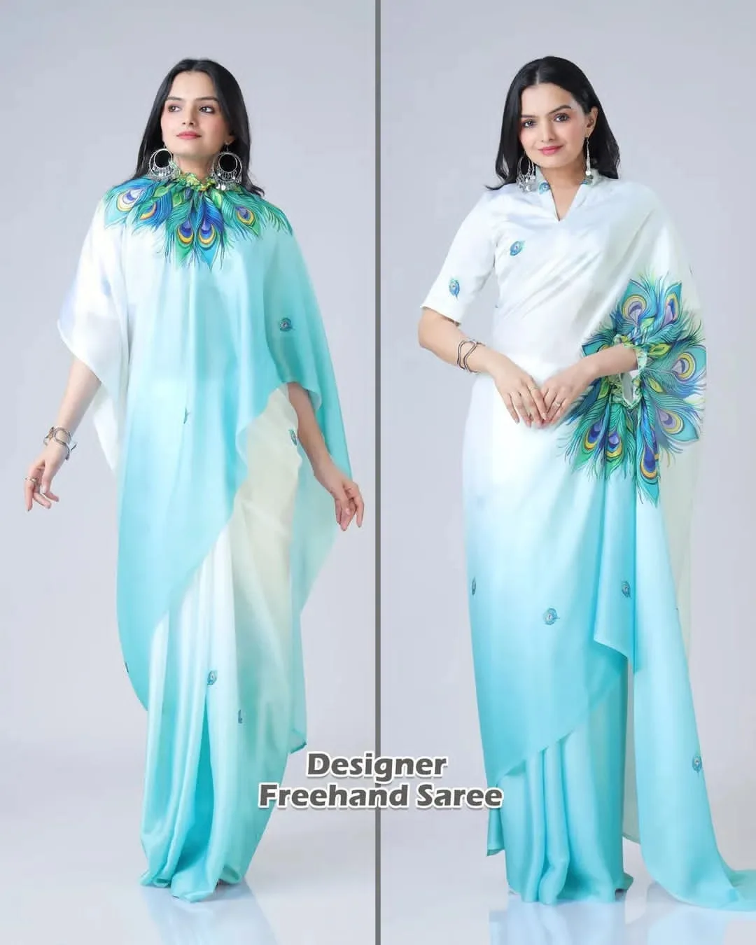 Hand Free Saree