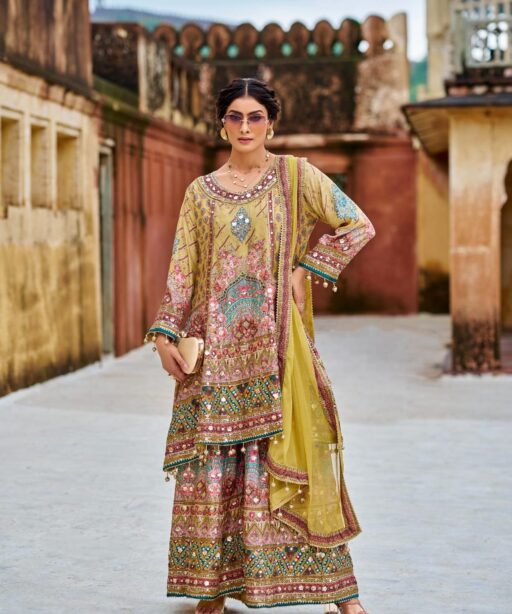 Wedding Wear Rajwadi Sharara For Women