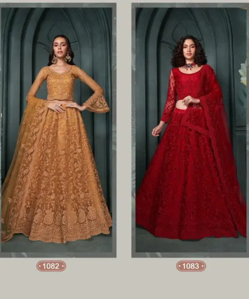 Bridal Net Chaniya Choli