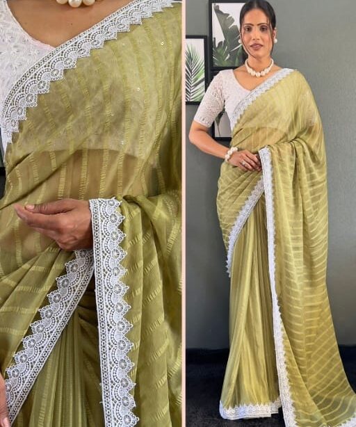 Designer Fancy Border Saree Under 1000Rs