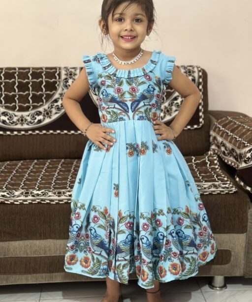 Digital Printed Kids Frock