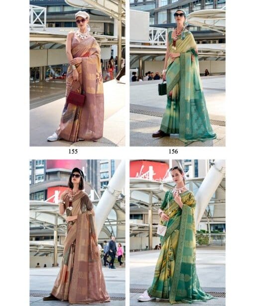 Exclusive Handloom Saree with Flower Print And Cow Weaving