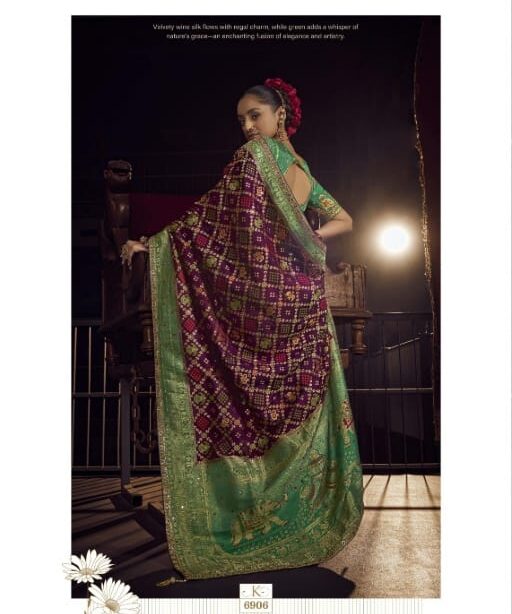 Exclusive Wedding Dola Silk Saree for Women