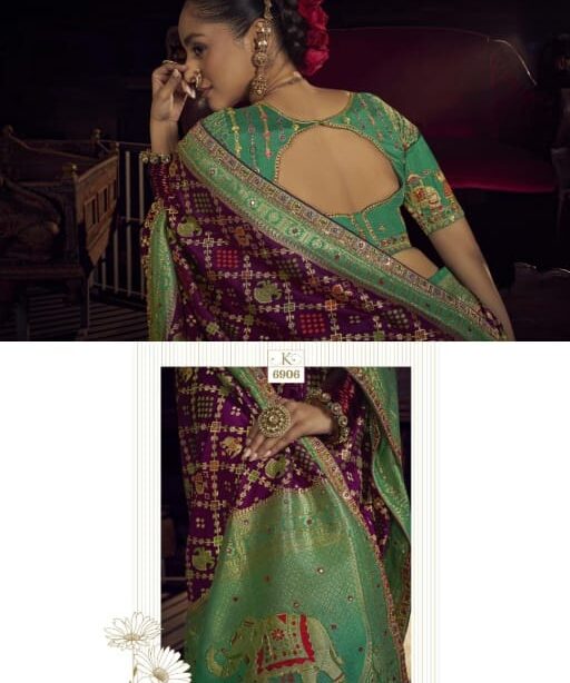 Exclusive Wedding Dola Silk Saree for Women