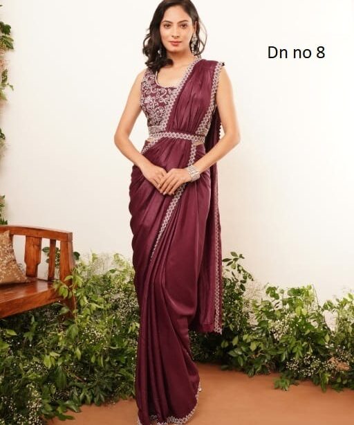 Fashionable Ready to Wear Saree for Wedding