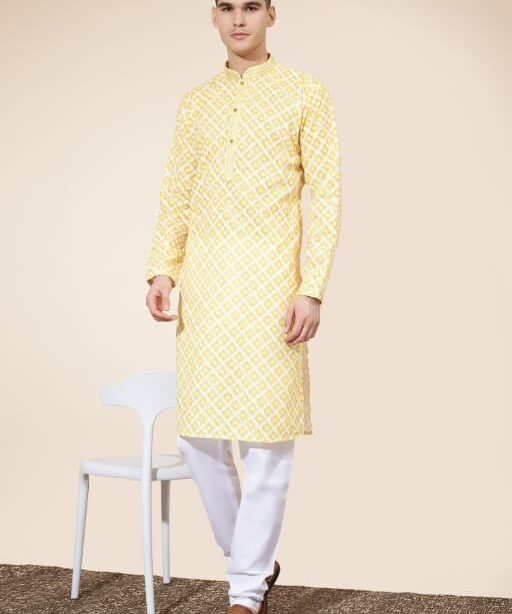Heavy Cotton Digital Printed Lakhnavi Ethnic Kurta