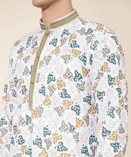 Heavy Cotton Digital Printed Lakhnavi Ethnic Kurta