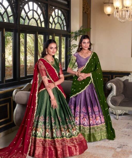 Kanchipuram Silk South Style Lehenga Choli