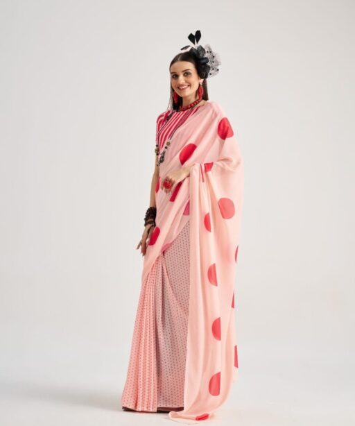 Polka Dots Saree