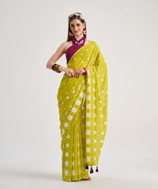 Polka Dots Saree