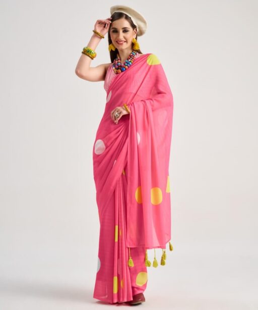 Polka Dot Saree