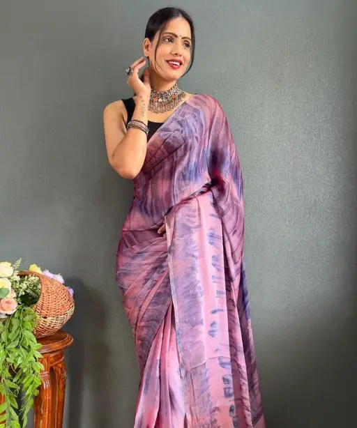 Printed Ready to Wear Saree Under 1000 Rs