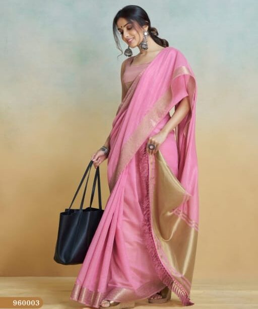 Pure Handloom Khadi Silk Ethnic Saree