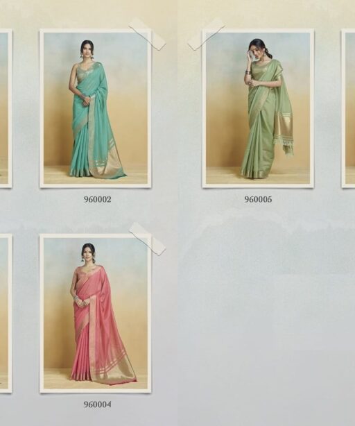 Pastel Color Khadi Silk Sarees