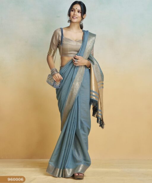 Pure Handloom Khadi Silk Ethnic Saree