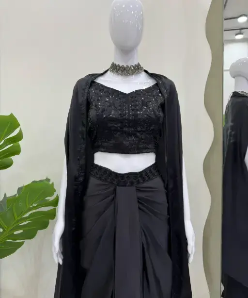 Ready to Wear indo western Dhoti With Shrug Style