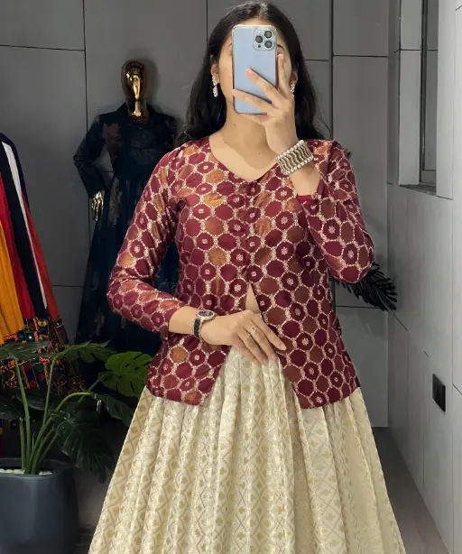 Silk Indo Western