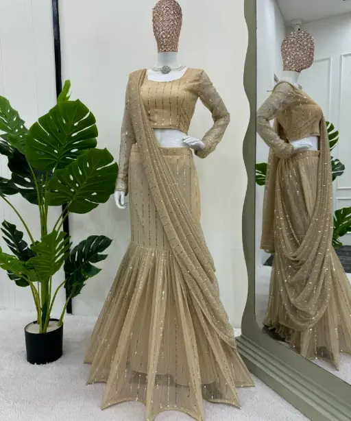 Stylish Wedding Wear Lehenga Saree Collection