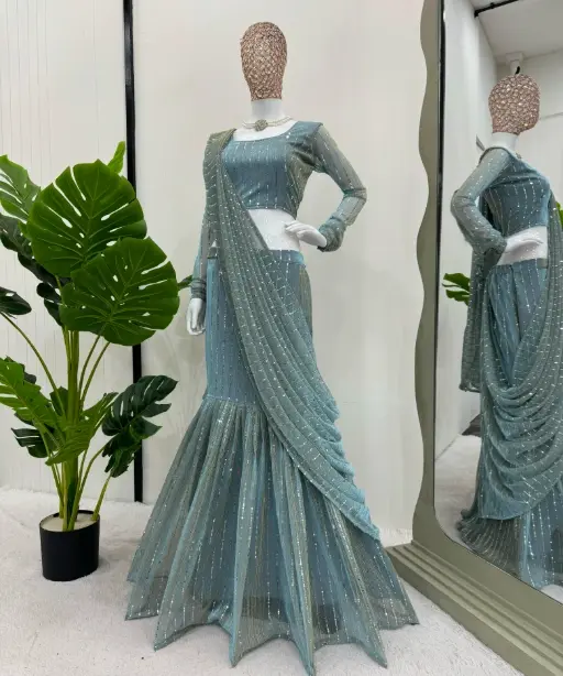 Stylish Wedding Wear Lehenga Saree Collection