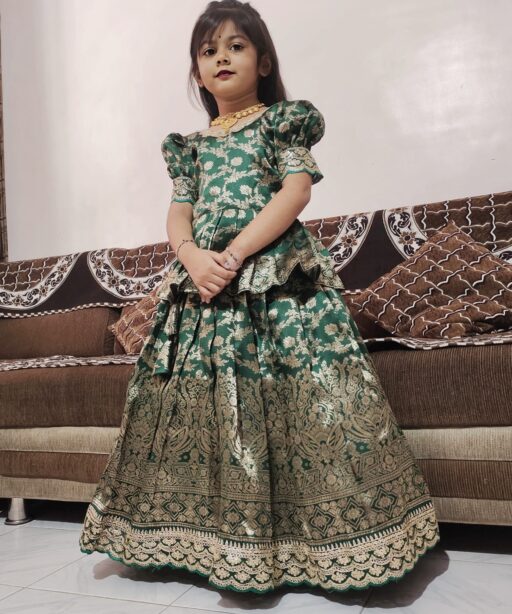 Wedding Wear Kids Lehenga Choli Design