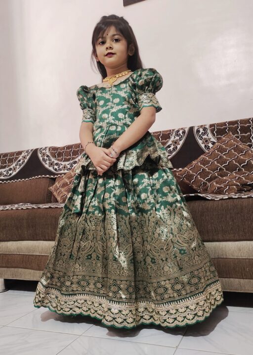 Wedding Wear Kids Lehenga Choli Design