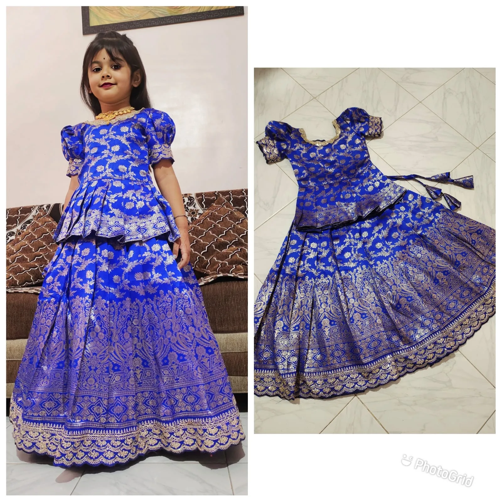 Wedding Wear Kids Lehenga Choli Design - Image 5