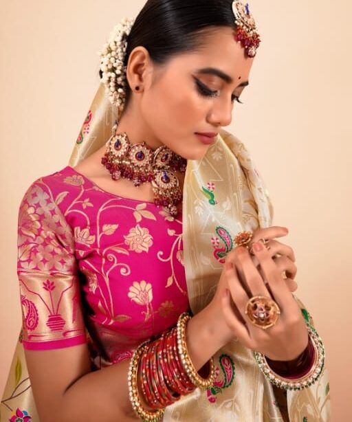 Pure Paithani Silk Saree For Wedding