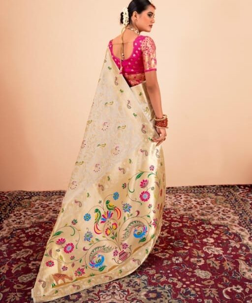 Pure Paithani Silk Saree For Wedding