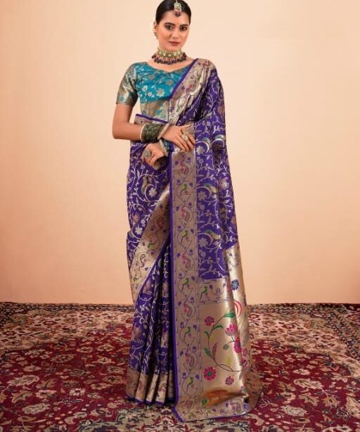 Pure Paithani Silk Saree For Wedding