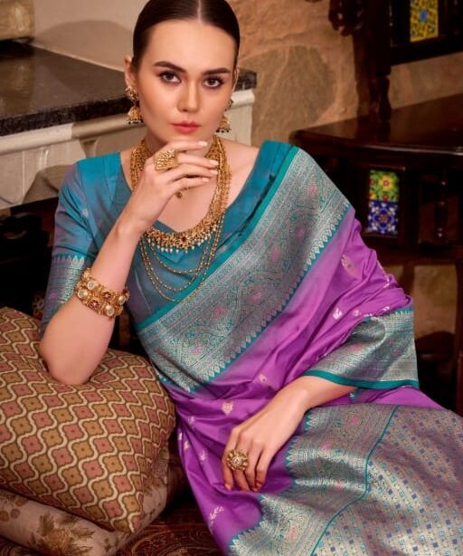 Festive Wear Soft Silk Saree With Heavy Weave Pallu