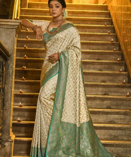 Buy Soft Banarasi Silk Saree for Festive Wear