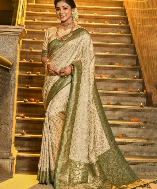 Buy Soft Banarasi Silk Saree for Festive Wear