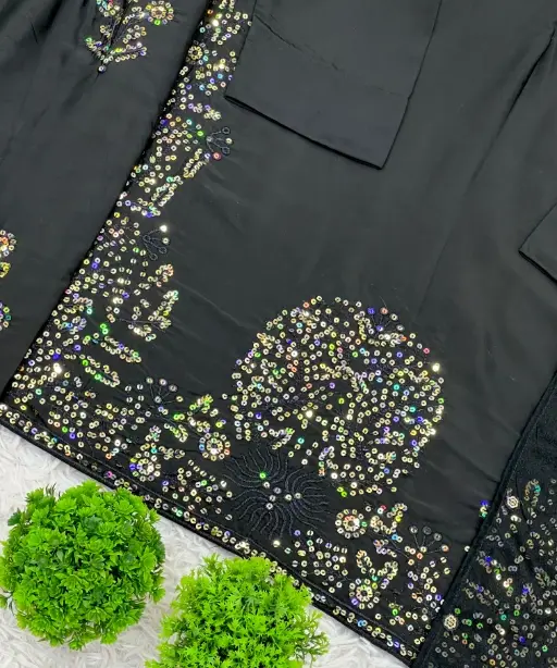 Buy Stylish Black Farsi Shalwar Suit