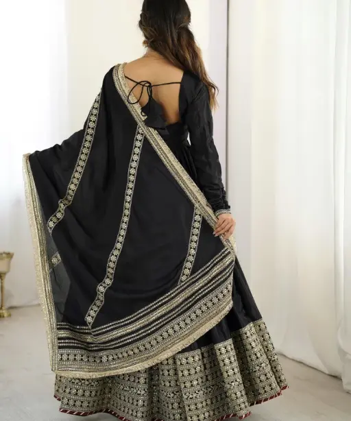 Buy Stylish Readymade Gown with Dupatta