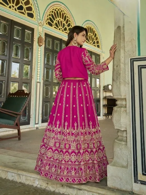 Buy Stylish Wedding Lehenga with Koti