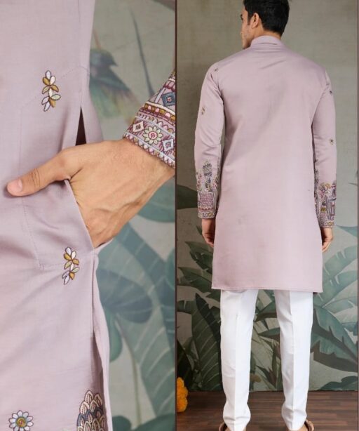 Buy Traditional Men's Rajwadi Kurta With Dupatta