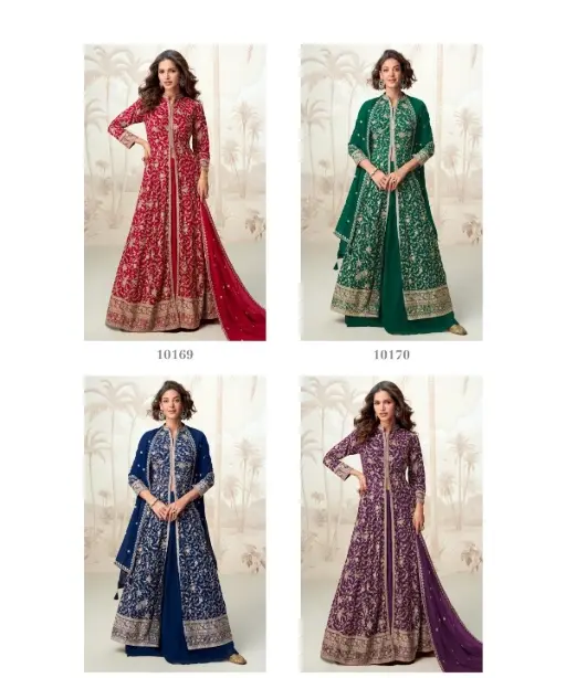 Buy Wedding Wear Slit Cut Anarkali Suit