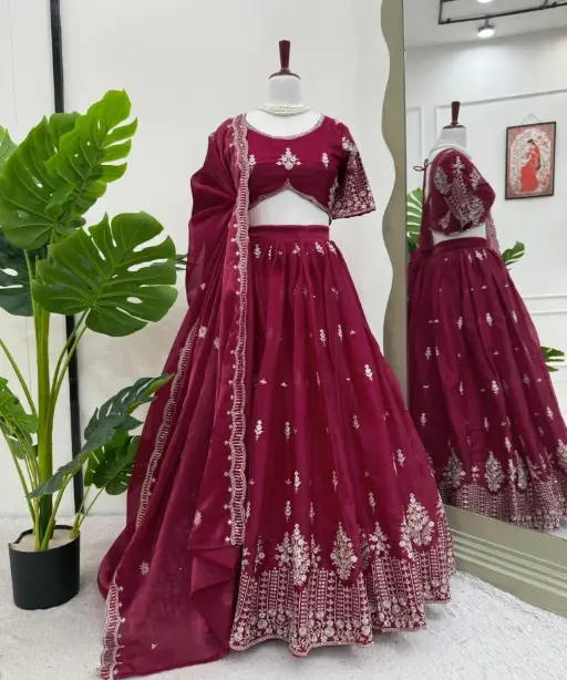 Designer Jimmy Chu Bridesmaid Lehenga Choli