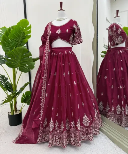 Designer Jimmy Chu Bridesmaid Lehenga Choli