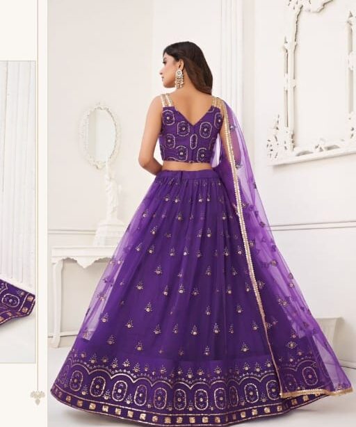 Purple Ethnic Lehenga Choli