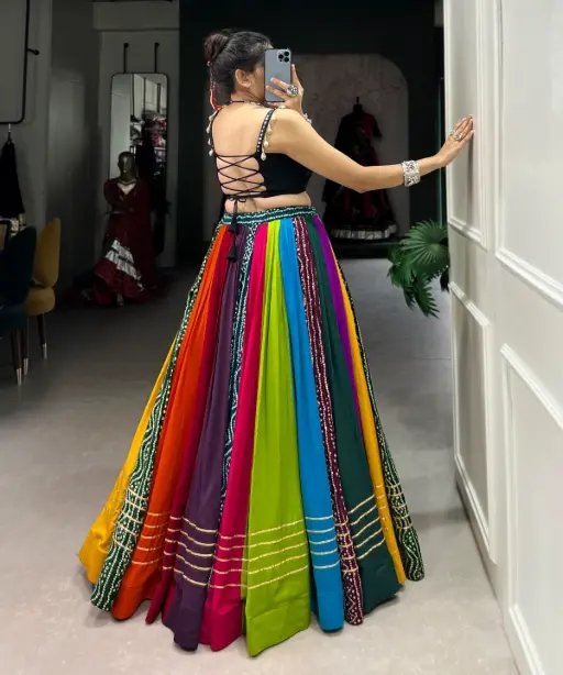 Readymade Multi Color Navratri Chaniya Choli