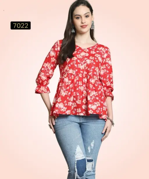 Stylish Tunic Tops with Handwork