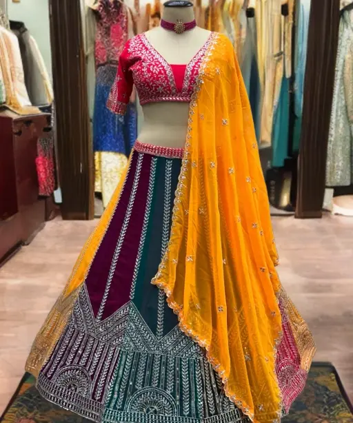 Multi Color Lehenga