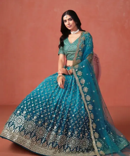 Wedding Wear Expensive Padding Lehenga Choli