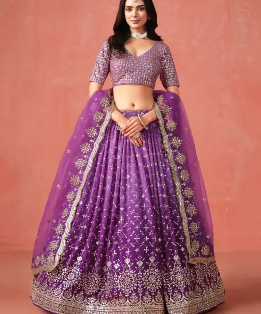 Wedding Wear Expensive Padding Lehenga Choli