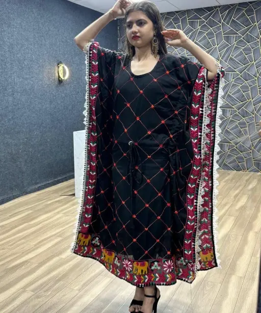 Buy Gamthi Traditional Work Kaftan